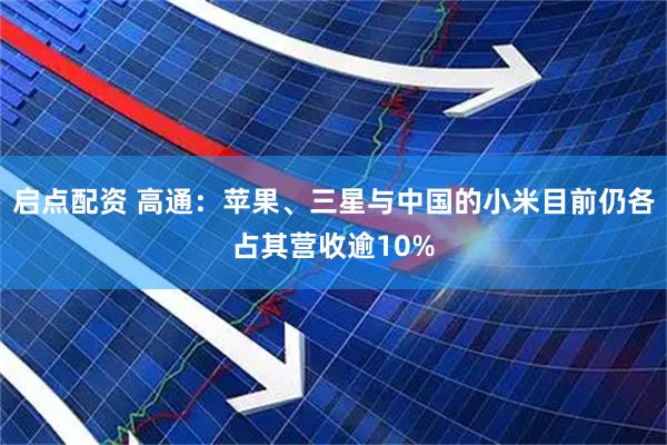 启点配资 高通：苹果、三星与中国的小米目前仍各占其营收逾10%